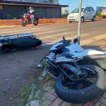 Colisão entre duas motos deixa feridos no Bairro Montanha, em Lajeado