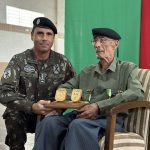 José Vedoy é ex-combatente da 2ª guerra mundial e o único sobrevivente na região (Foto: Eduarda Lima)