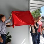 Descerramento da placa inaugural marcou de forma oficial a cedência da estrutura à EEI Mônica_AI Westfália